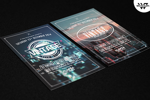 Vintage Retro Flyer Template Vol.3