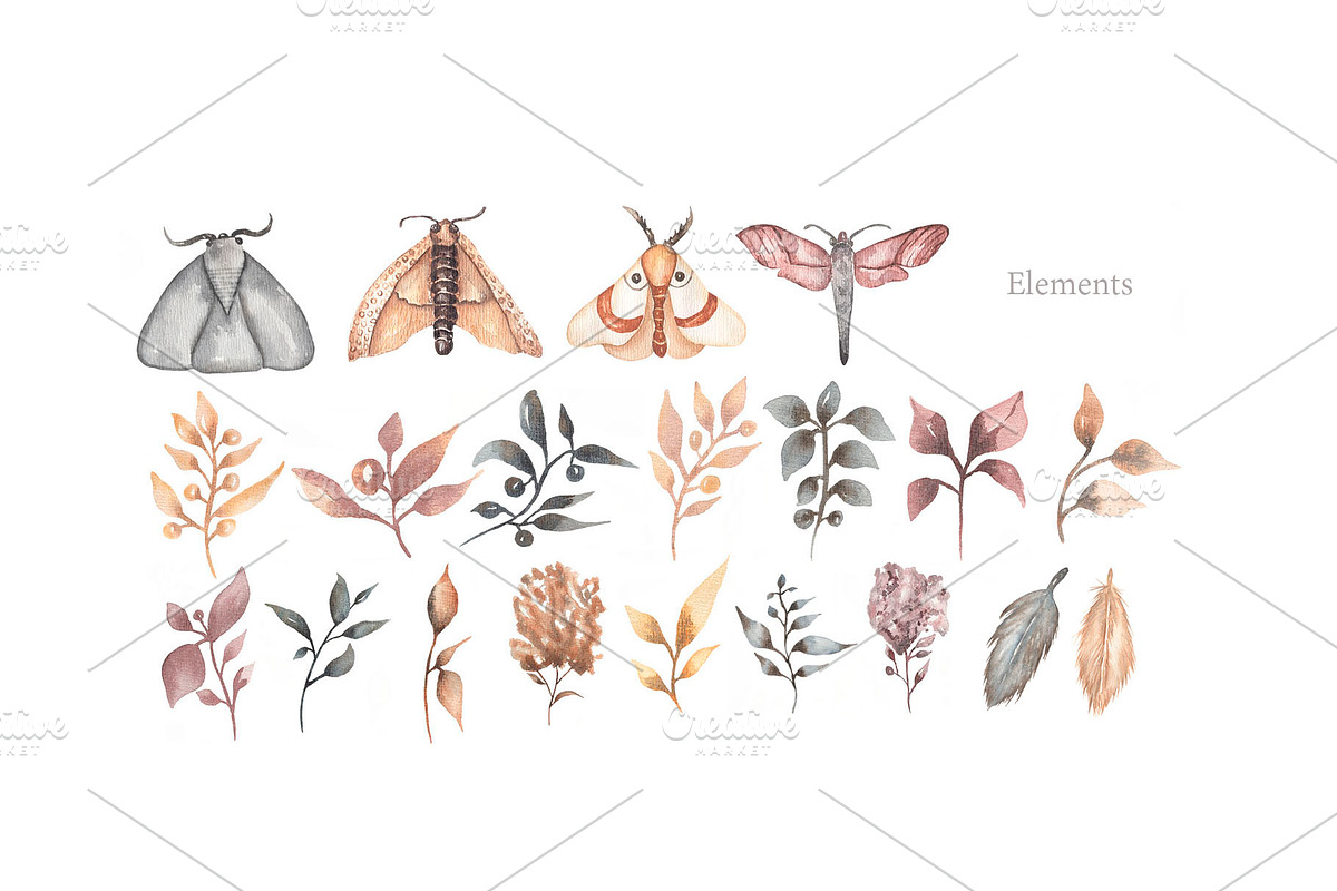 Nature Spirit Patterns, a Pattern Graphic by MayaNavits (Photo 2 of 11)