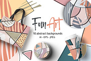 Fun Art Backgrounds, an Illustration by ItsDianaDesign (Thumbnail 1 of 5)