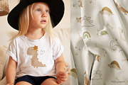 Dinosaur clipart and pattern kids, an Animal Illustration by polikarpovaart (Thumbnail 8 of 12)