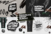 Procreate Stamp Brushes Bundle, a Brush Add-On by Layerform Design Co. (Thumbnail 5 of 7)