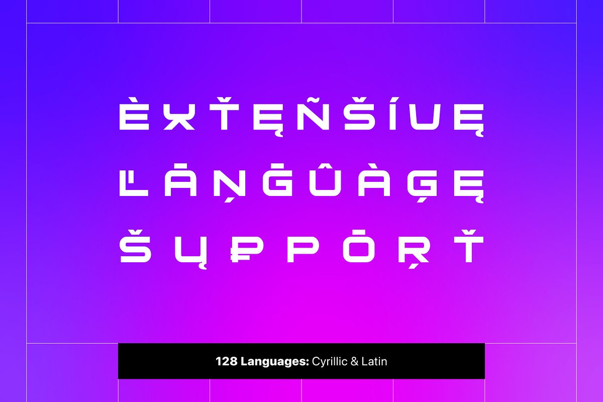 Technoise Futuristic Font Family, a Sans Serif Font by alpercakici (Photo 2 of 13)