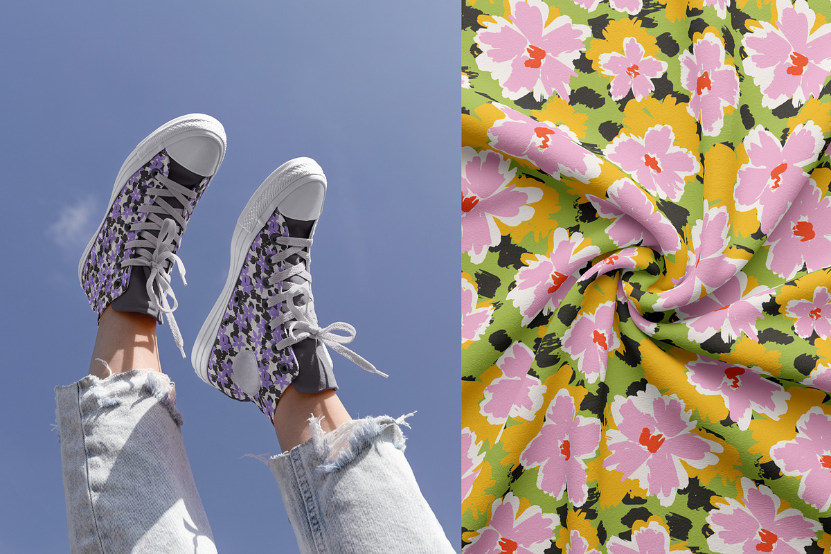 Floral World Seamless Patterns, a Pattern Graphic by AnnArt (Photo 6 of 10)