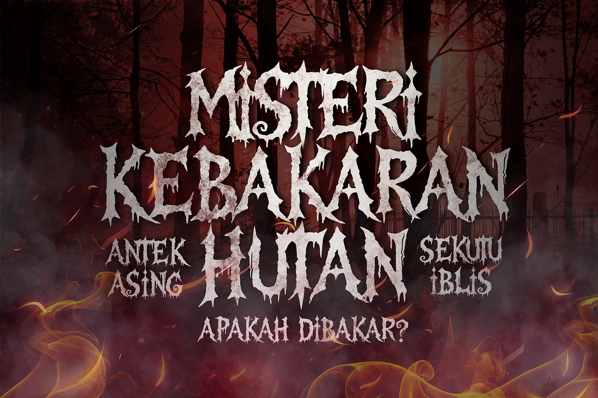 Fates Borgnes – Bloody Horror Font, a Handwritten Font by MaikoHatta (Photo 7 of 7)
