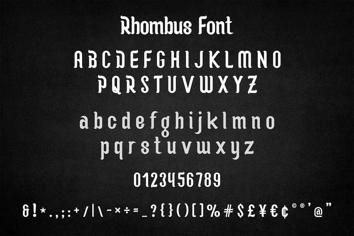 Rhombus - Luxury Geometric Serif, a Serif Font by OWPictures (Photo 10 of 10)