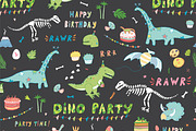 Dinosaur Party, a Pattern Graphic by GooseFrol (Thumbnail 4 of 10)