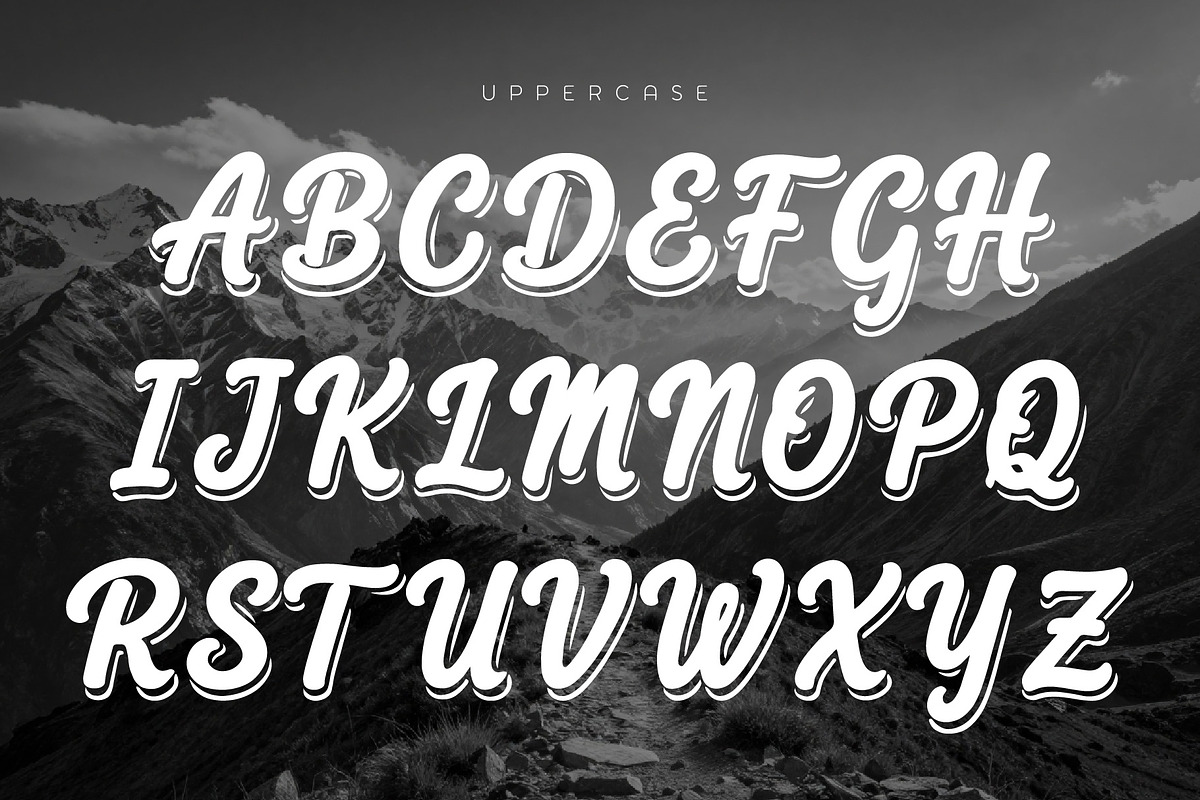 SunnyPath - Wander Freely Typeface, a Script Font by HypeWorksCo (Photo 6 of 7)