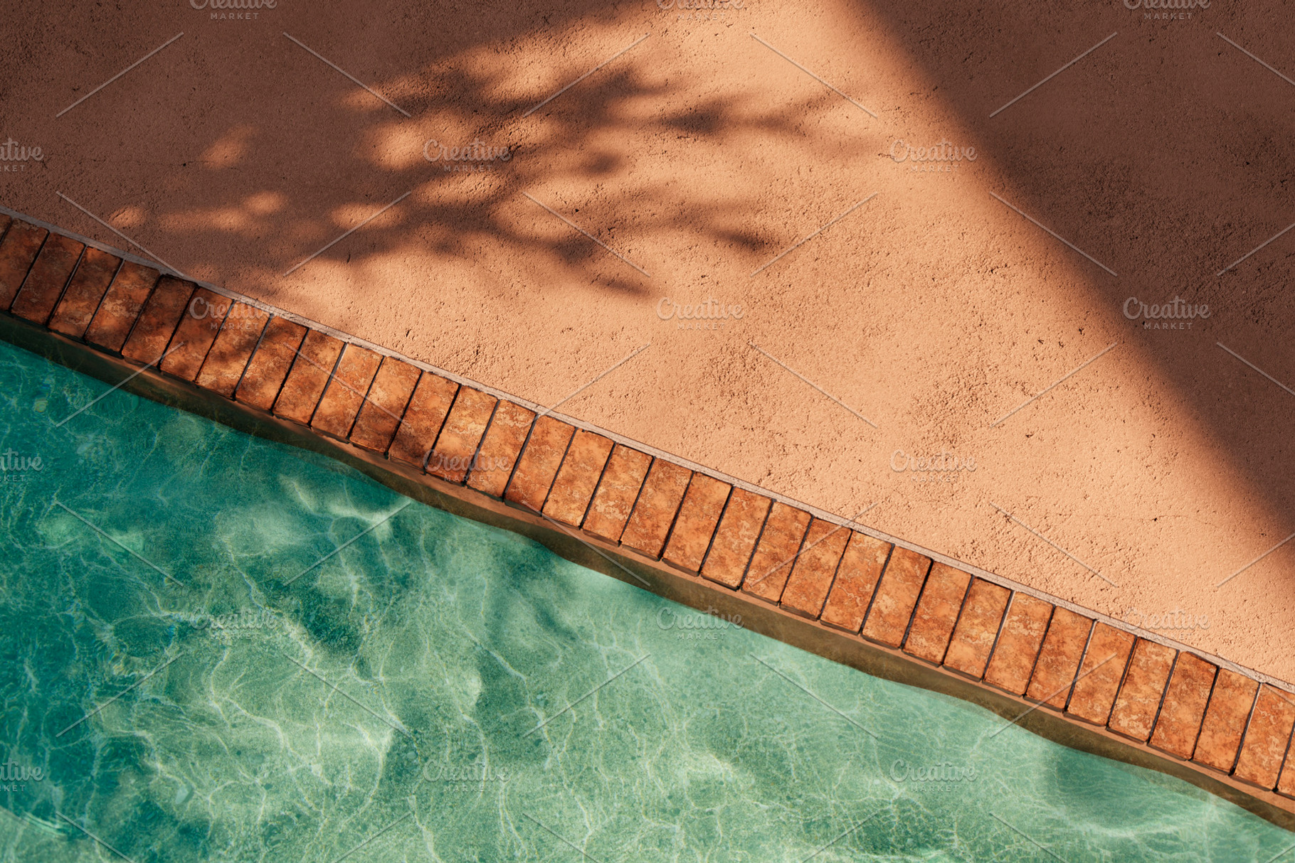 Poolside background top view, a Holiday Photo by hitdelight