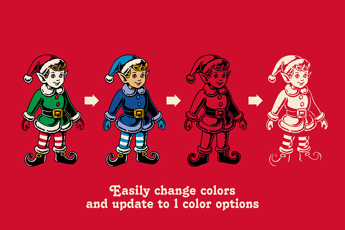 Retro Holiday Illustrations, a Seasonal Illustration by Mutant Lagoon (Photo 3 of 5)