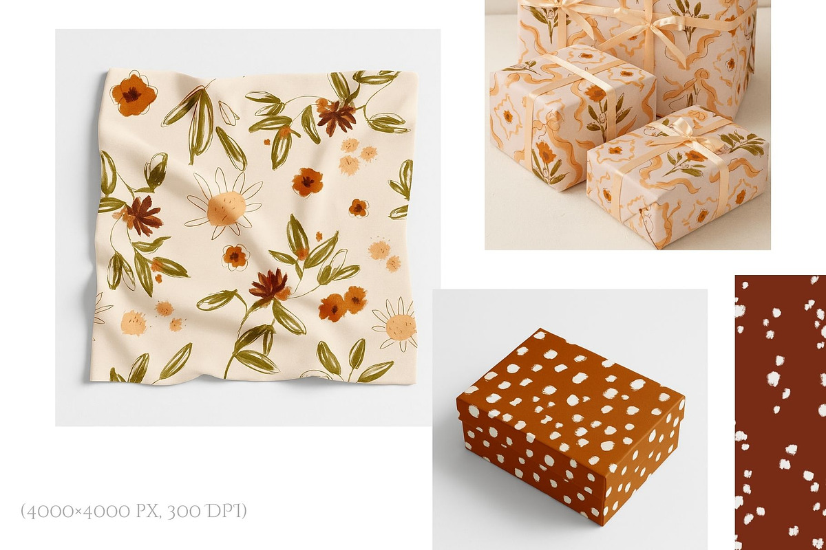 Bambi in Bloom. Pattern Collection, a Pattern Graphic by PaperJamLab (Photo 9 of 11)