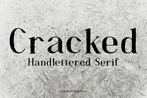 Cracked//A Handlettered Serif