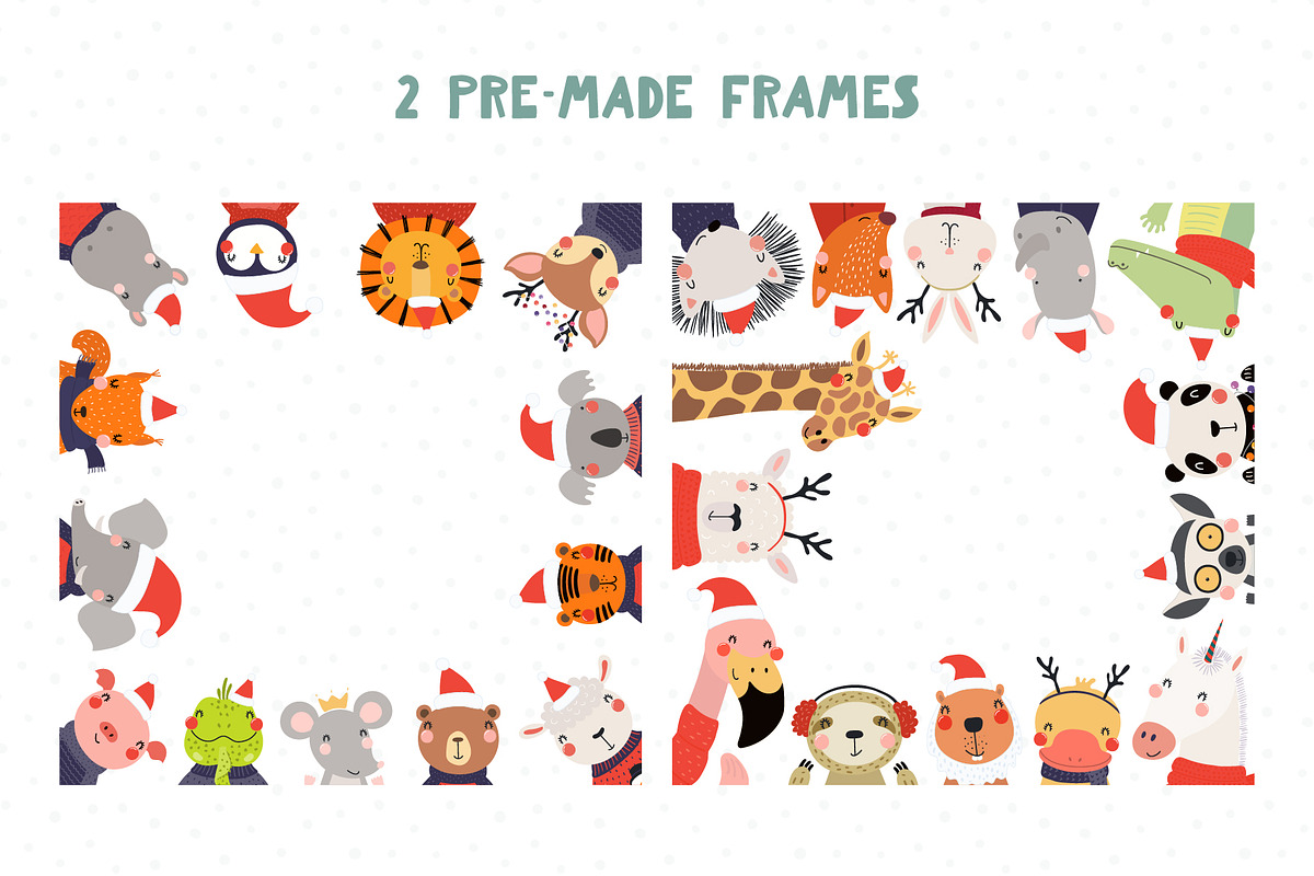 Christmas Is Here, Cute Graphics, an Animal Illustration by sceptical cactus (Photo 14 of 16)