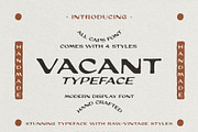 Vacant Typeface, a Handwritten Font by Dawaii Goods (Thumbnail 1 of 5)