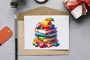 Back To School  Books Stacks PNG, an Illustration by RobertsArt (Thumbnail 2 of 7)
