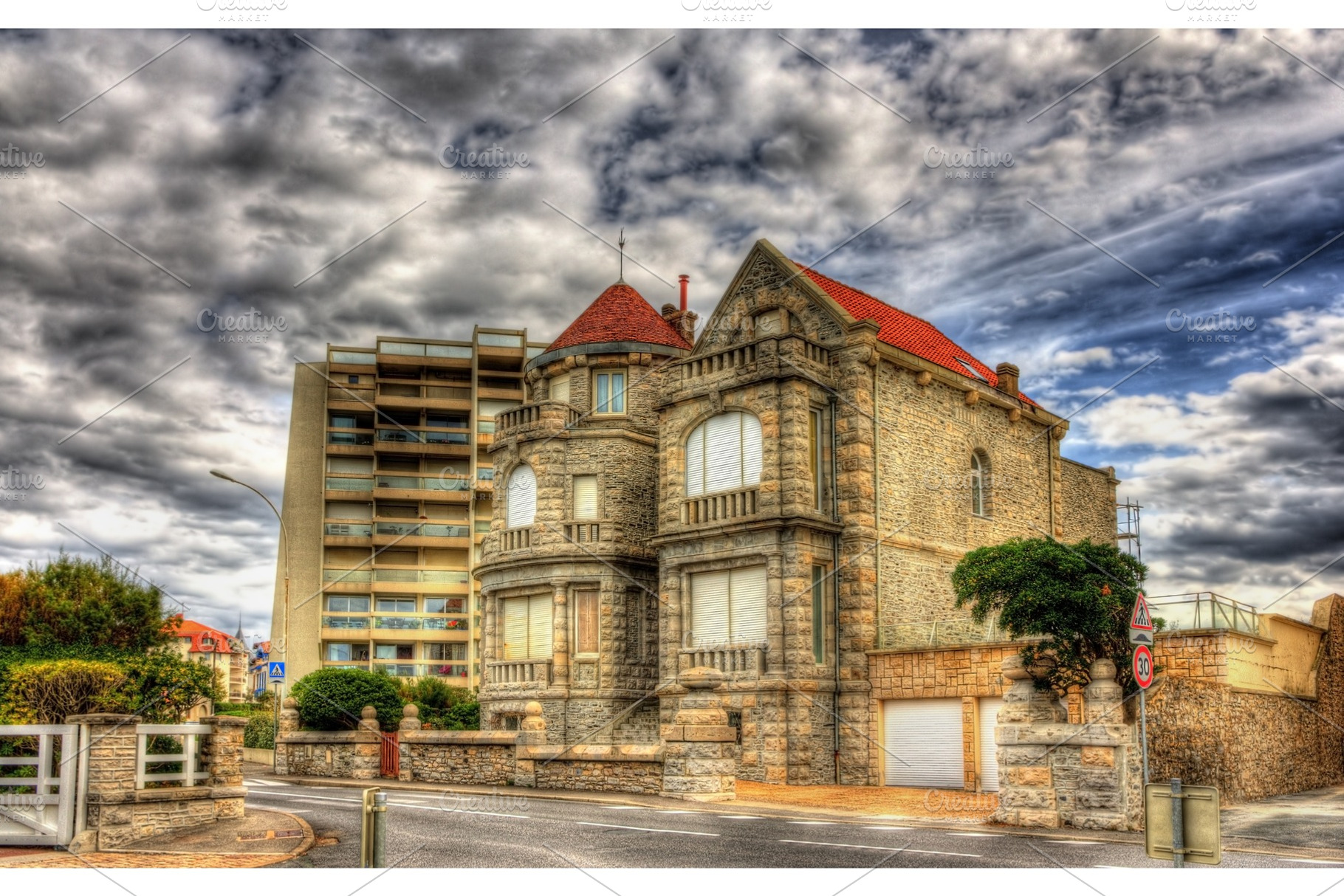 Luxury house in biarritz france aquitaine featuring biarritz, france, and, an Architecture Photo by Leonid Andronov