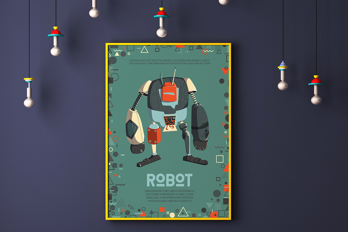 Retro robots, an Object Illustration by kateja (Photo 2 of 7)