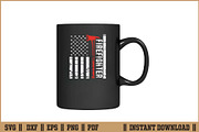 Patriotic American Firefighter SVG, an Illustration by Handy Arts Studio (Thumbnail 1 of 3)