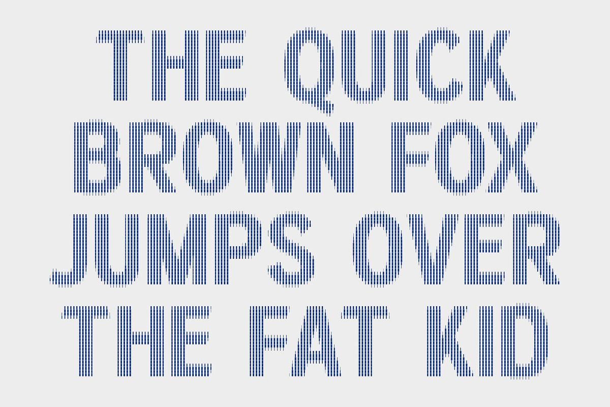 Bergins Slitscan, a Sans Serif Font by Craft Supply Co. (Photo 2 of 8)