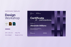 Design Workshop - Certificate