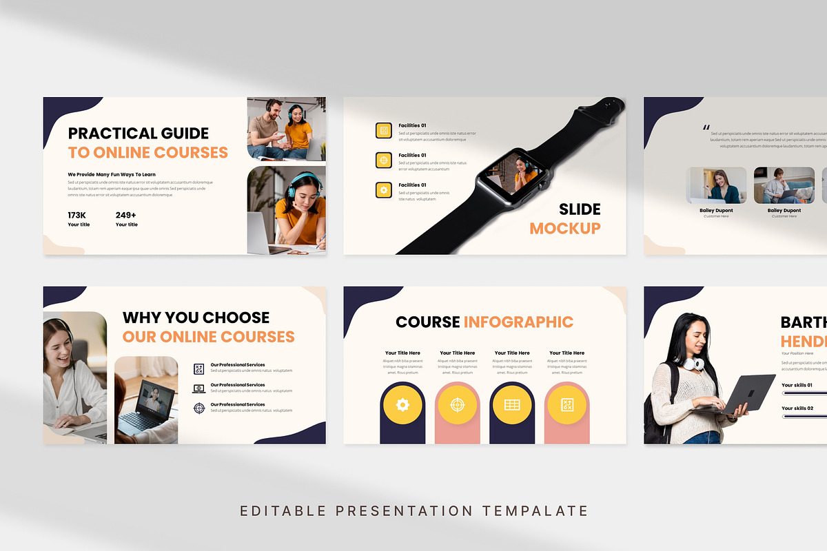 Creative Online Course PowerPoint, a Presentation Template by Digitcase x Wealthwells (Photo 2 of 3)