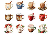 Christmas Vibes Cocoa Mug, an Illustration by Design Market (Thumbnail 2 of 4)