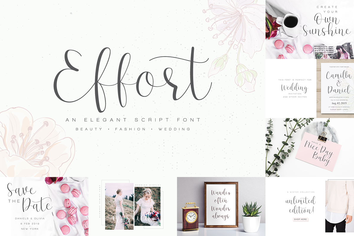 Best Wedding Bundle Font - 90% OFF, a Script Font by Dharmas Foundry (Photo 12 of 17)