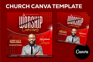 Church Flyer Canva Template