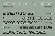 Aspek - Futuristic Display Sans, a Sans Serif Font by The Native Saint Club (Thumbnail 13 of 16)