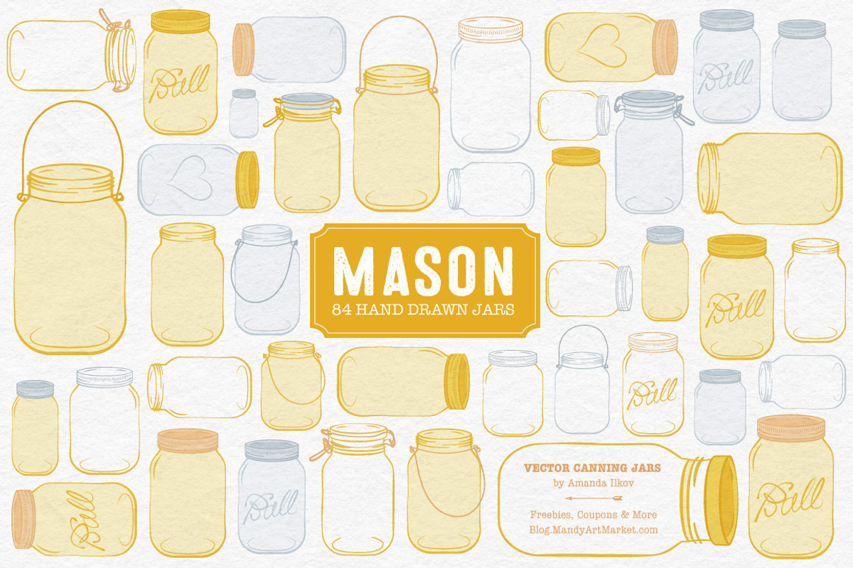 Sunshine Jar Vectors & Clipart, an Illustration by Amanda Ilkov (Photo 1 of 4)