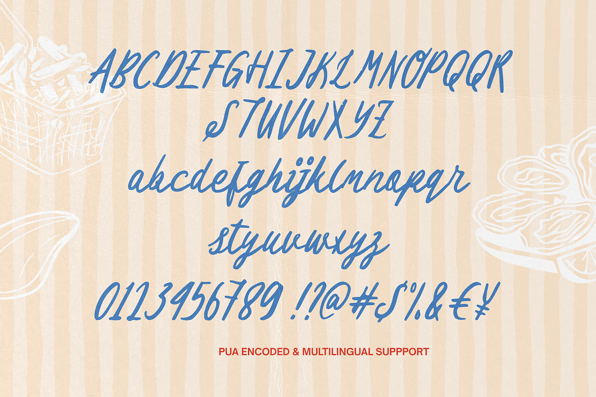 The Moules Frites Classic Script, a Script Font by Sloulyfe (Photo 9 of 10)