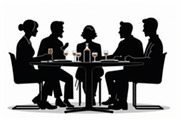 People Eating Vector Design, an Illustration by jahid234 (Thumbnail 5 of 9)