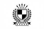 Royal Shield Logo Template Vector, an Illustration by Amazin_art (Thumbnail 8 of 16)