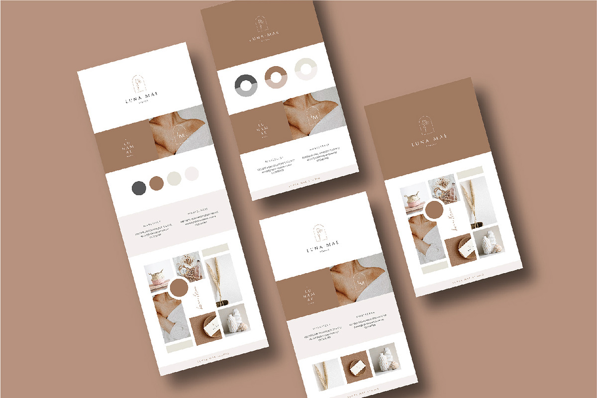 Brand & Mood Board Sheets, a Presentation Template by Wild Theory (Photo 4 of 7)