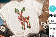 Christmas Patchwork Reindeer PNG, an Illustration by Creative Art (Thumbnail 3 of 6)