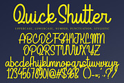Quick Shutter, a Handwritten Font by pineungtype (Thumbnail 6 of 6)
