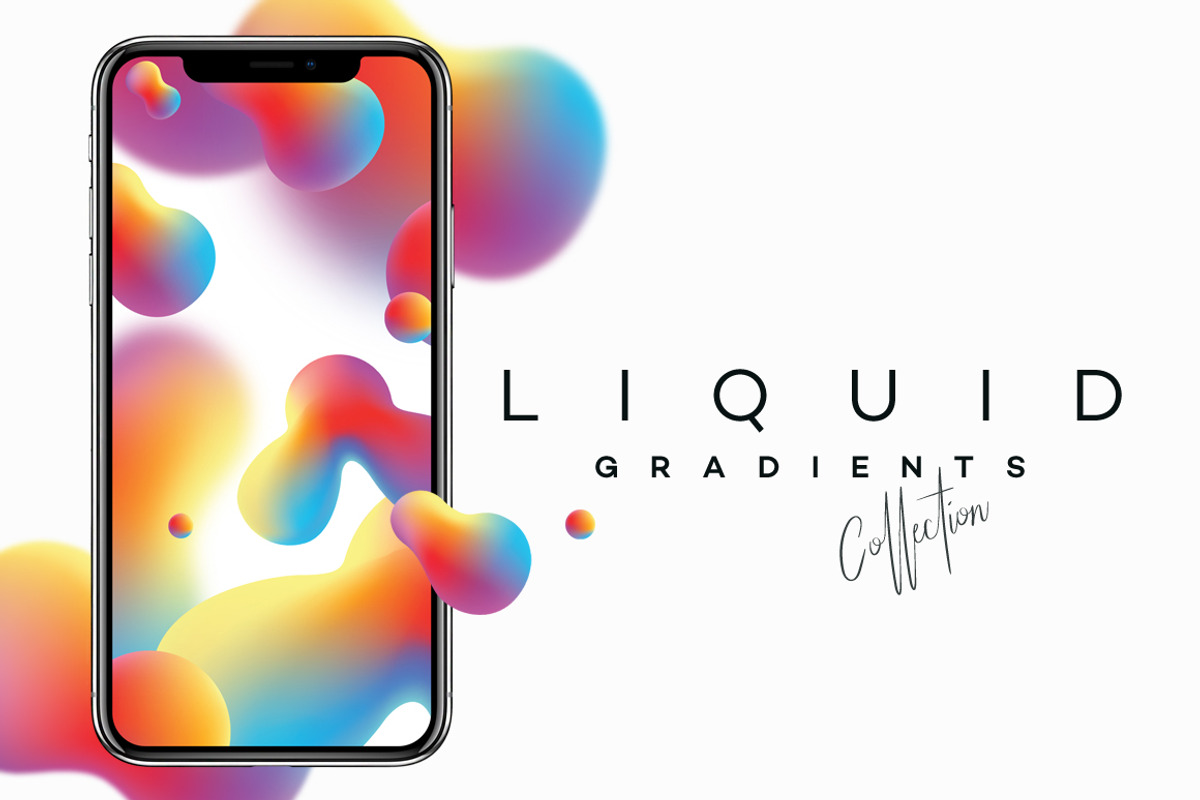 Liquid Gradients Collection, a Texture Graphic by Polar Vectors (Photo 13 of 18)