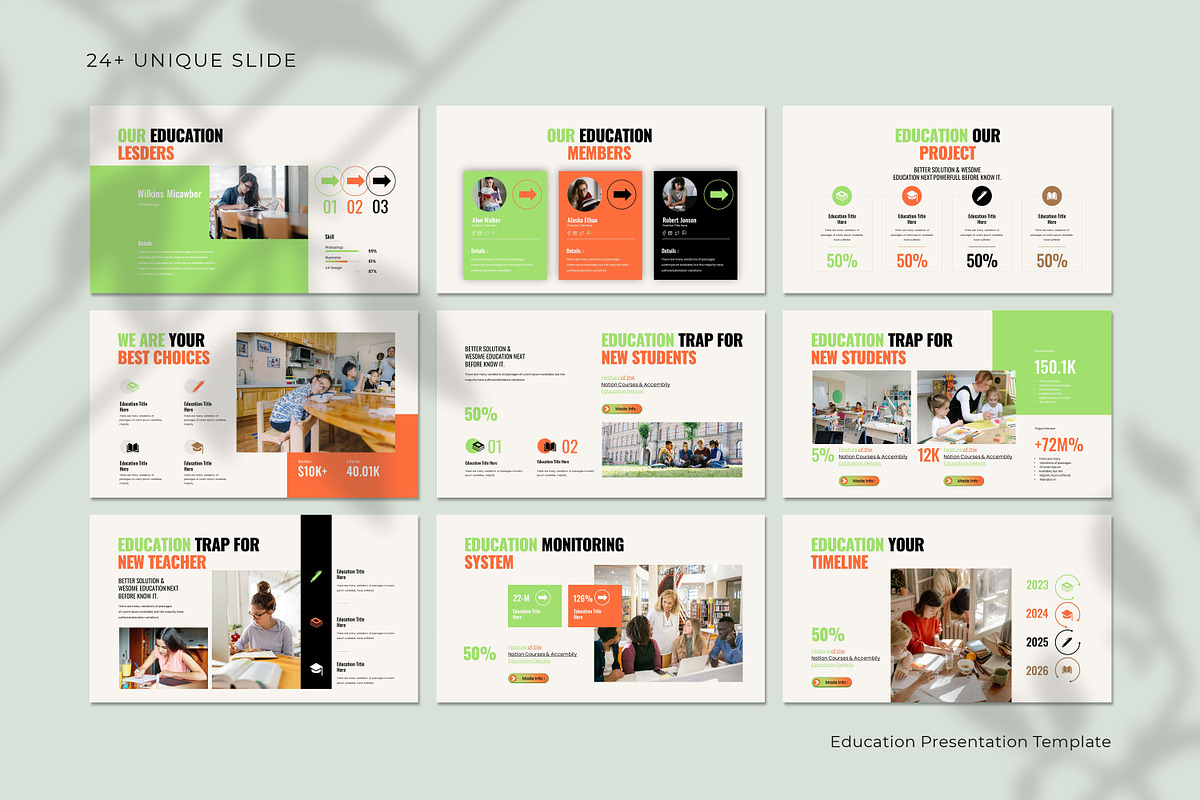 The Feature of Education Presentatio preview 7