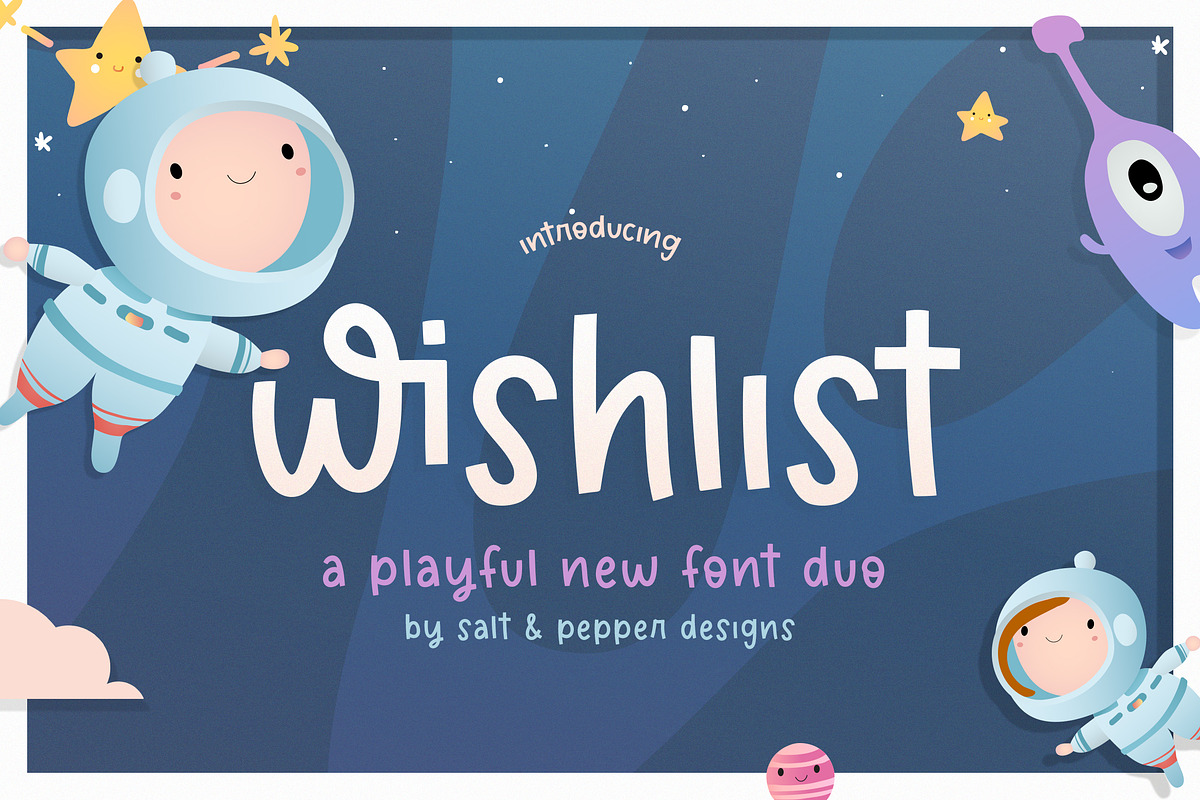 Wishlist Font Duo, a Font by Salt & Pepper Designs
