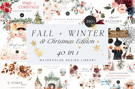 New! Fall + Winter Christmas Edition, an Illustration by Isabelle Salem