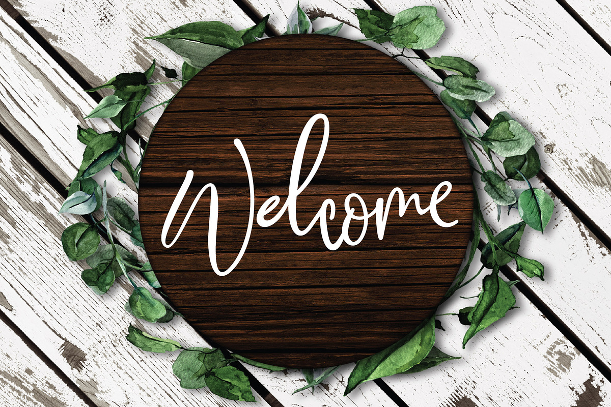Welcome Sign SVG Bundle, an Illustration by OldMarket Designs ...