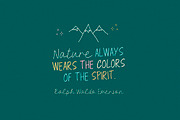 Golden Clouds Font Duo & Doodles, a Script Font by Anastasia Cuza (Thumbnail 6 of 12)