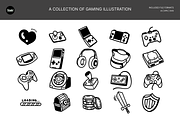 20 Gaming Hand Drawn Illustrations, an Object Illustration by SLAB! Design (Thumbnail 2 of 3)