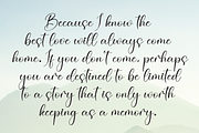 Nature | Script Font, a Handwritten Font by Scratchones (Thumbnail 6 of 9)