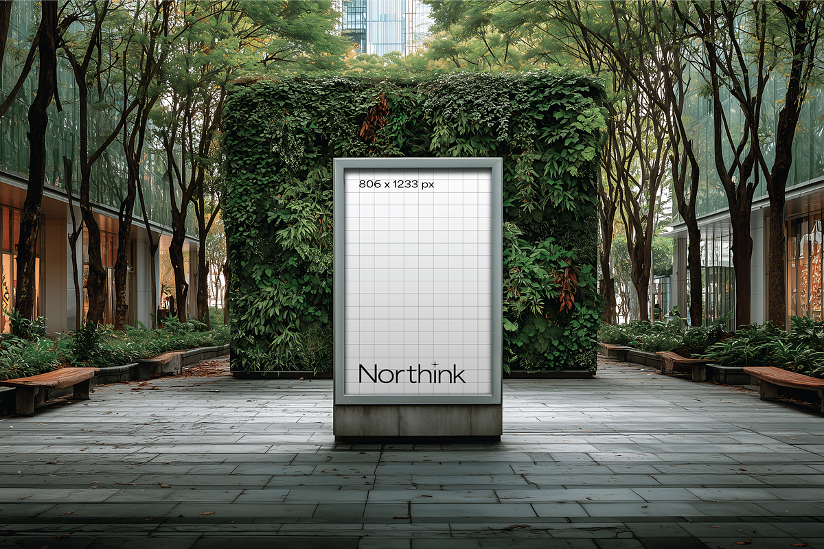 Urban Garden Digital Screen Mockup, a Mockup by Northink (Photo 1 of 2)