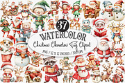 Christmas Characters Png, an Illustration by Designking (Thumbnail 1 of 4)