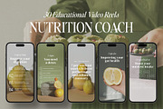 Nutrition Coach Instagram Reels, a Social Media Template by Studio Loire (Thumbnail 1 of 8)