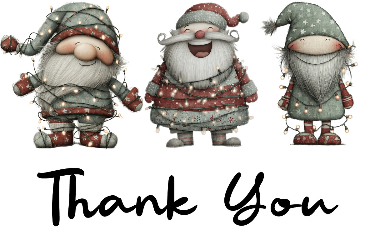 Quirky Whimsical Santas Clipart, an Illustration by CraftArtStudio (Photo 6 of 6)