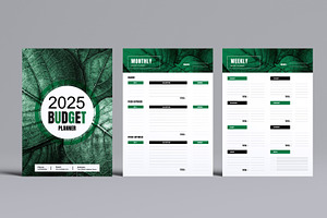 Budget Planner Template, a Stationery Template by MightyDesign