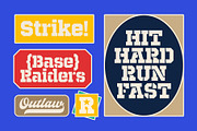 Native Baseball - Font Duo, a Slab Serif Font by The Native Saint Club (Thumbnail 14 of 16)