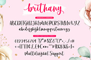Brithany script, a Font by josstype (Thumbnail 5 of 7)